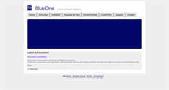 Desktop Screenshot of blueonesoftware.com